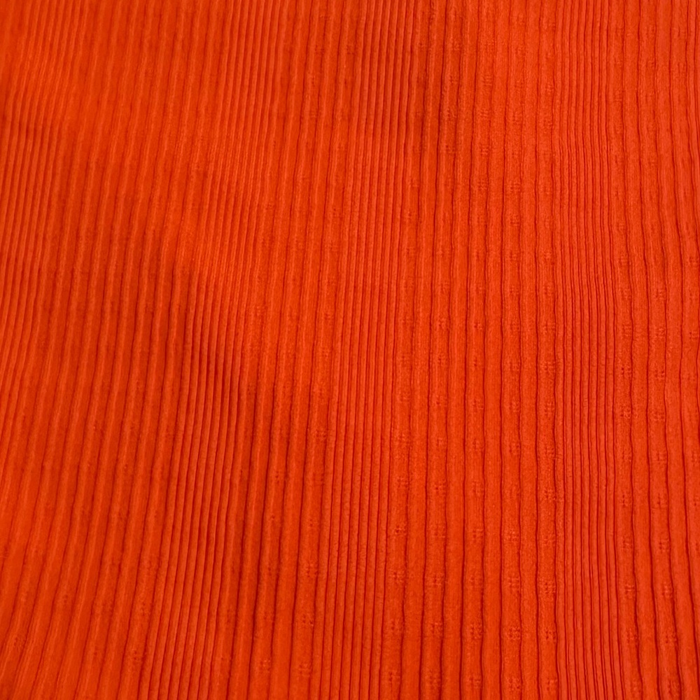 NWT L*SPace Camacho Ribbed Bikini Bottom Full in Poppy Orange - Picture 7 of 8